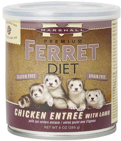 Marshall Premium Ferret Diet Chicken Entrée with Lamb
