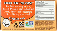 GLEE GUM: Tangerine Gum, 16pcs