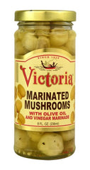 VICTORIA: Marinated Mushrooms, 8 oz