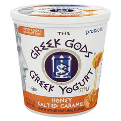 THE GREEK GODS: Honey Salted Caramel Greek-Style Yogurt, 24 oz