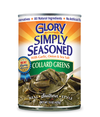 GLORY FOODS: Simply Seasoned Collard Greens, 15 oz