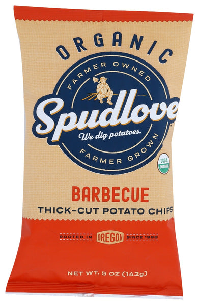 SPUDLOVE: Chips Potato Bbq, 5 oz