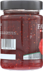 FAVORIT: Preserve Raspberry, 12.3 oz
