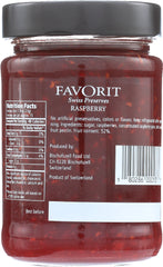 FAVORIT: Preserve Raspberry, 12.3 oz