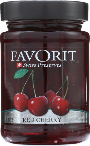 FAVORIT: Preserve Red Cherry, 12.3 oz