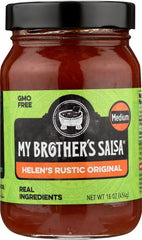 MY BROTHERS SALSA: Helen's Rustic Original Salsa Medium, 16 oz