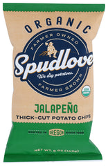 SPUDLOVE: Chips Potato Jalapeno, 5 oz