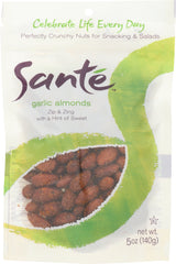 SANTE: Nuts Almonds Garlic Spiced, 5 oz