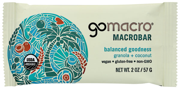 GOMACRO: Granola & Coconut Bar, 2 oz
