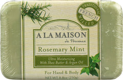 A LA MAISON: Rosemary Mint Bar Soap, 8.8 oz