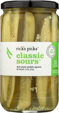 RICKS PICKS: Classic Sours Pickles, 24 oz