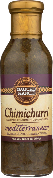 GAUCHO RANCH: Chimichurri Mediterranean Sauce, 12.5 oz