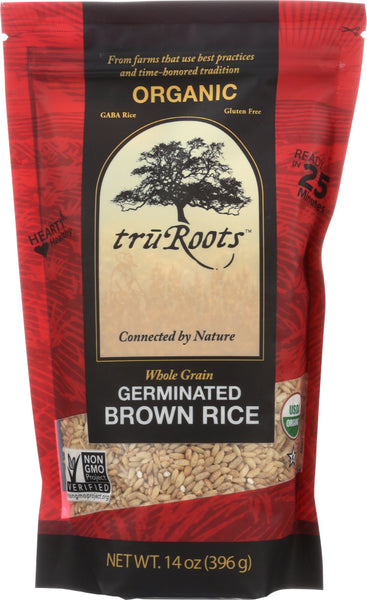 TRUROOTS: Whole Grain Organic Germinated Brown Rice, 14 oz