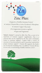 NATURES ANSWER: Zinc Plus, 60 vc