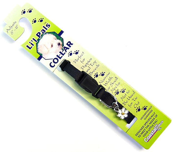 Li'l Pals Adjustable Nylon Collar - Black