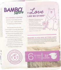 BAMBO NATURE: Diaper Baby Size 6, 22 pk