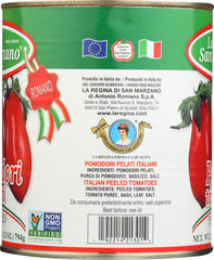 LA SAN MARZANO: Peeled Tomatoes with Basil Leaf, 28 fl oz
