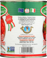 LA SAN MARZANO: Diced Tomatoes with Basil Leaf, 28 fl oz