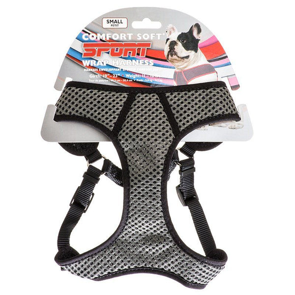 Coastal Pet Sport Wrap Adjustable Harness - Black