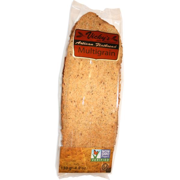 VICKYS: Flatbread Multigrain 6 Pack, 4 oz