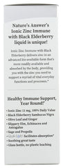 NATURES ANSWER: Zinc Ionic Imn Blk Eldbry, 4 fo