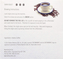 ENTENMANNS: Coffee Single Serve Dark Roast, 10 pc