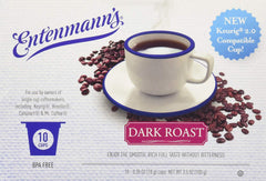 ENTENMANNS: Coffee Single Serve Dark Roast, 10 pc