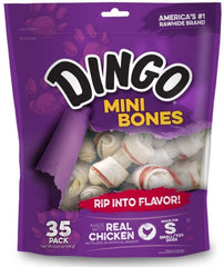 Dingo Meat in the Middle Rawhide Chew Bones