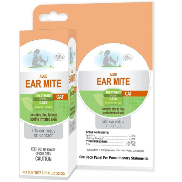 Four Paws Ear Mite Remedy for Cats