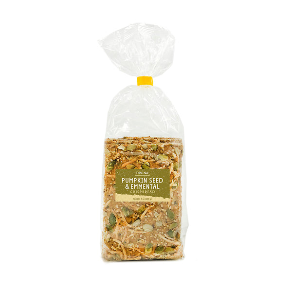 DIVINA: Crispbread Pumpkin Seed, 7 oz
