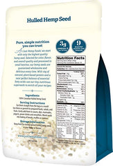 JUST HEMP FOODS: Hulled Hemp Seeds, 16 oz