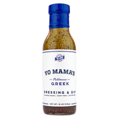 YO MAMAS FOODS: Dressing Greek, 12 oz