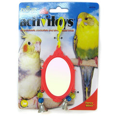 JW Insight Fancy Mirror Bird Toy - Assorted