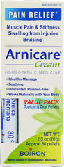BOIRON: Arnicare Arnica Cream for Pain Relief & Blue Tube Value Pack, 2.5 oz