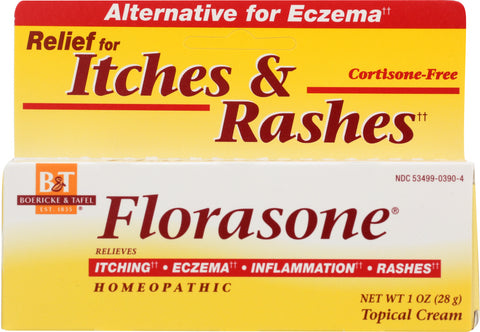 NATURES WAY BOERICKE & TAFEL: Florasone Eczema Topical Cream, 1 Oz