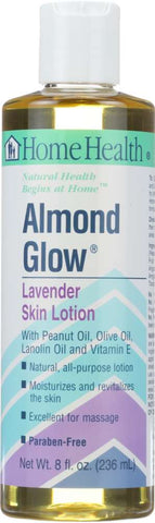 HOME HEALTH: Almond Glow Skin Lotion Lavender, 8 Oz