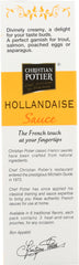 CHRISTIAN POTIER: Hollandaise Sauce, 5.07 oz