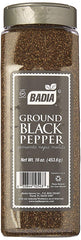 BADIA: Pepper Black Ground, 16 oz