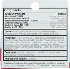 HYLAND'S: 100% Natural Homeopathic Seasonal Allergy Relief, 60 tablets