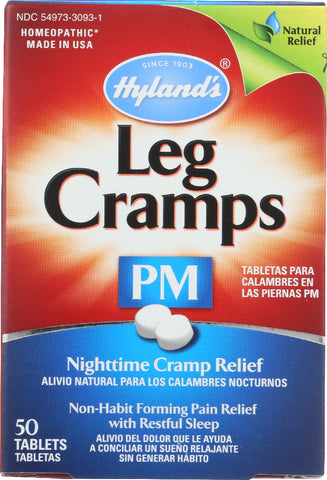 HYLAND'S: Leg Cramps PM, 50 Tablets