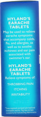 HYLAND'S: Homeopathic Earache Tablets, 40 Tablets