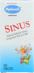 HYLAND'S: Sinus Tablet, 100 Tablets