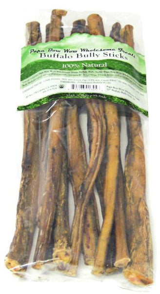 Papa Bow Wow Buffalo Bully Sticks - 12" Long