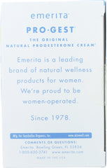 EMERITA: Pro-Gest Cream, 48 Single-Use Packets