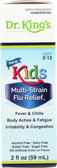 DR KINGS NATURAL MEDICINE: Kids Flu Relief Multi Strain, 2 oz