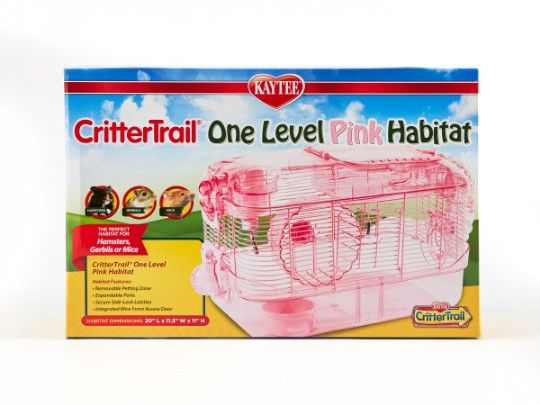 Kaytee CritterTrail One Level Habitat - Pink