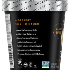 SO DELICIOUS: Mango Swirl Frozen Mousse, 16 oz