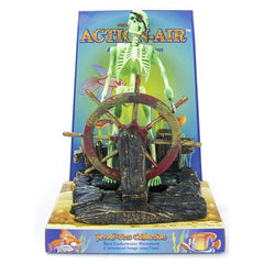 Penn Plax Action Aerating Skeleton & Wheel