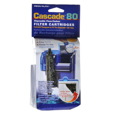Cascade 80 Disposable Floss & Carbon Power Filter Cartridges