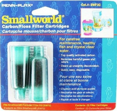 Penn Plax Smallworld Carbon/Floss Filter Cartridges